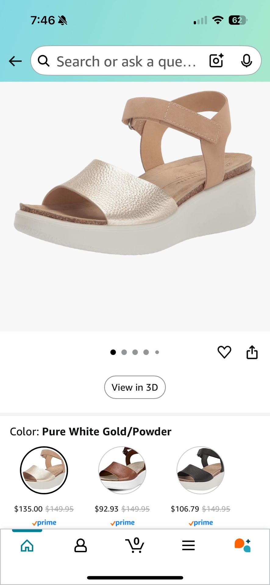 ECCO woman’s Wedge Sandles
