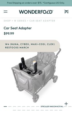 Wonderfold W4 Car Seat Adapter