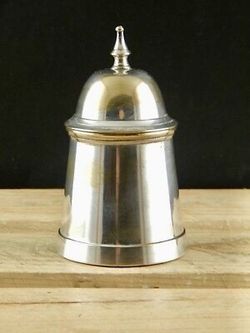 Antique 1900 Silver Plated Sugar Bowl