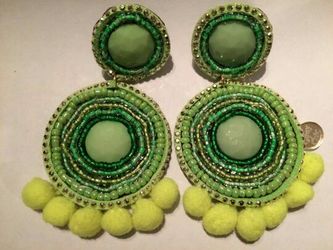 BEAUTIFUL HANDMADE GIPSY EARRINGS - BELLOS ARETES GIPSY HECHOS A MANO