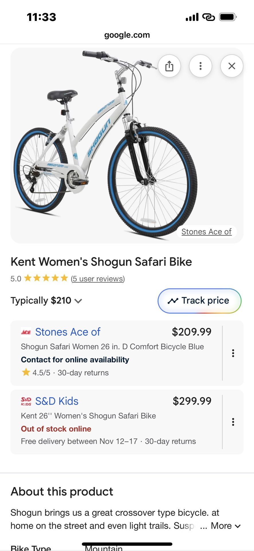 Kent Women’s Shogun Safari Bike 26”