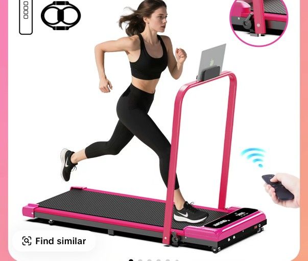 Slim Pink Treadmill