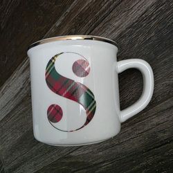 Pottery Barn Alphabet Stoneware Mug