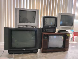 Various CRT TVs