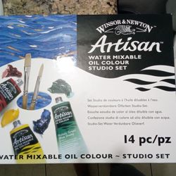 *NEW Winsor & Newton Artisan Water Mixable Oil Color Studio Set, 14pc
