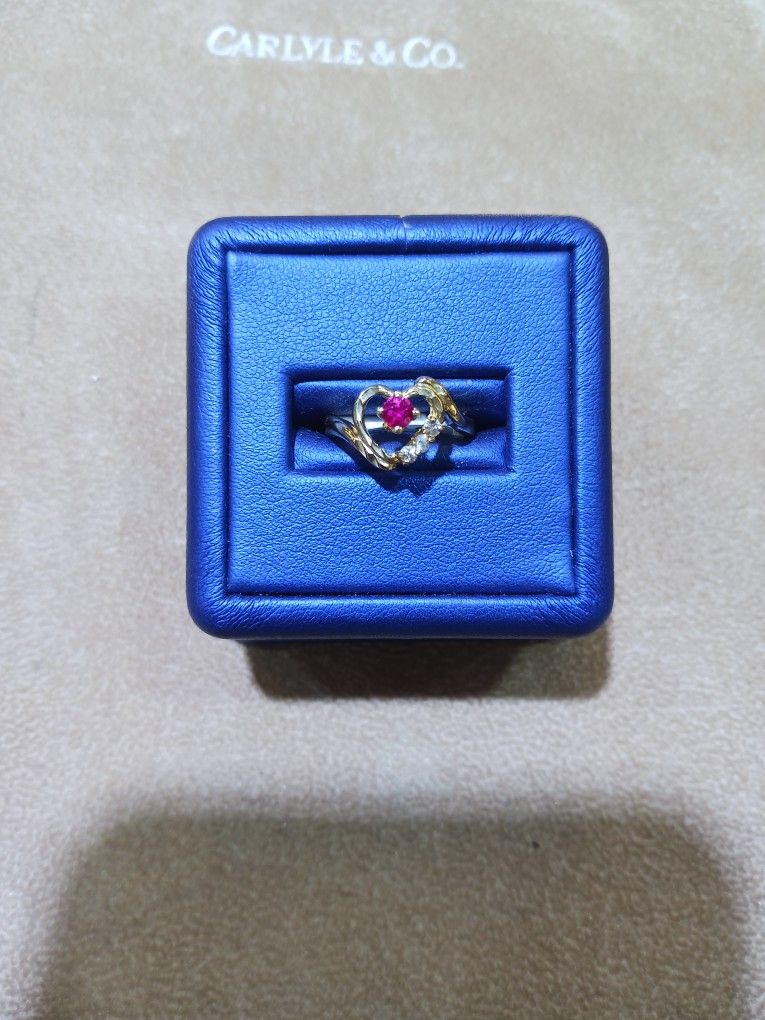 14k Gold Heart Ring