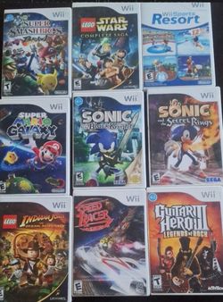 Lot of Wii games