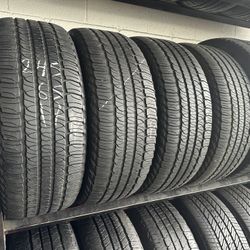 SET OF TIRE 245 65 17 GOODYEAR 85% LIFE