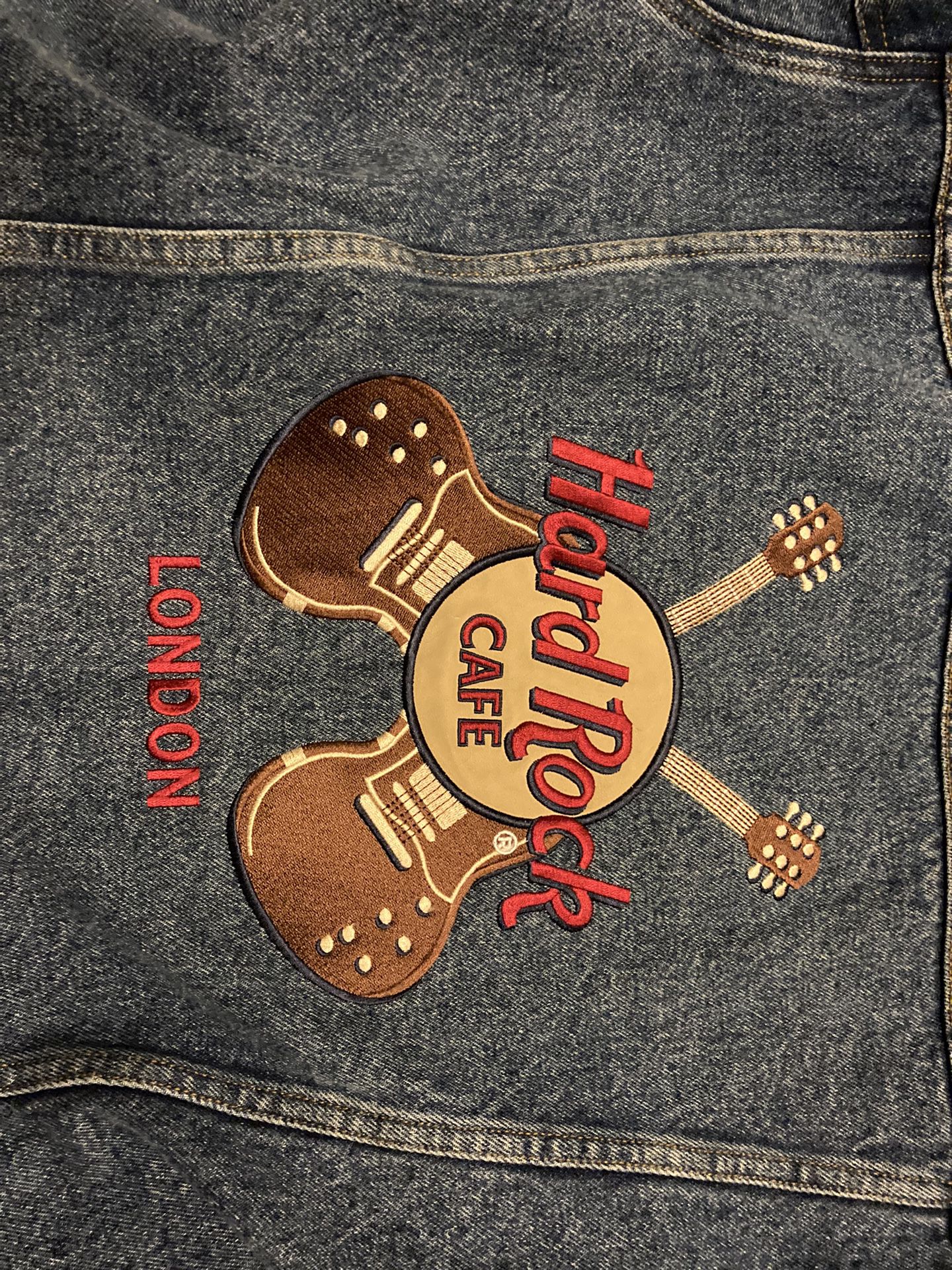 Hard Rock Cafe London Blue Jean Jacket (M)
