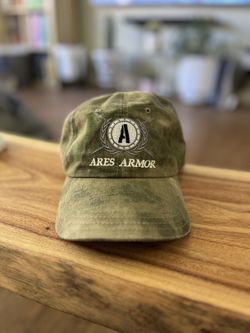 ARES ARMOR tactical green camo hat