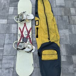 Burton 54 Pulse Volkl Snowboard Setup