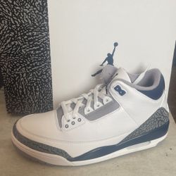 Air Jordan 3 Midnight Navy Blue 