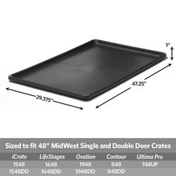 Dog Tray Crate 48 Inch Replacement 