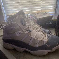 Jordan 6 Rings White Cool Grey $45