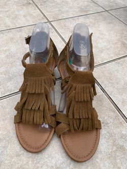 Minnetonka suede sandals