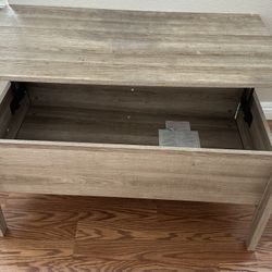 Coffee Table With Storage And Pull Option