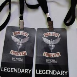 Bon Jovi Rock And Roll Hall Of Fame Lanyard