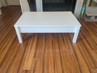 Delivery Available / white coffee table