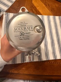Accurate ATD-30 Platinum Twin Drag 2-Speed Reel (Right Handed)
