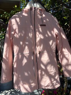 Columbia Pink Hooded Zip-Up Jacket