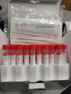 Sterile Normal Saline Tubes And Swabs