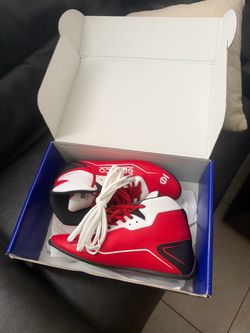 Sparco K-Pole Karting Shoes Red White