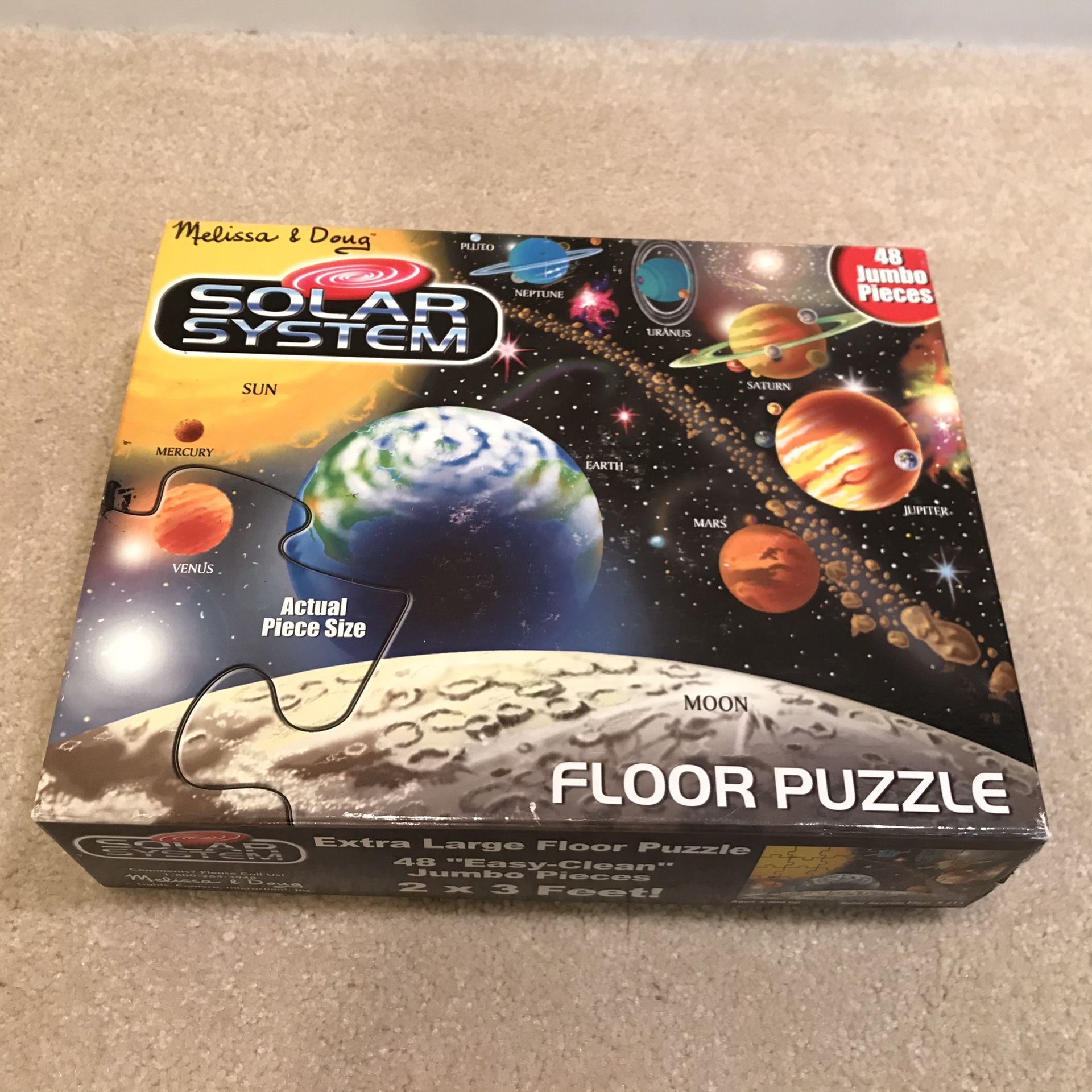 Melissa & Doug Solar System Floor Puzzle 48 pcs Pieces - Complete