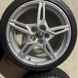 Corvette C8 wheels/tires. Removed off a 2023 C8 