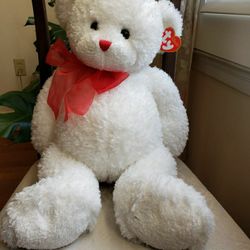 X-Lg. Bear 24" Long, Open Box, TY  Plush W/Tags