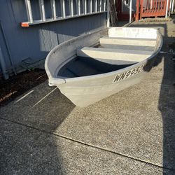 12 Foot Aluminum Row Boat With Motors