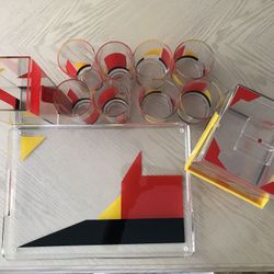 Vintage CASA acrylic serving set