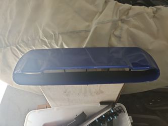 Vb wrx hood scoop with aftermarket top.