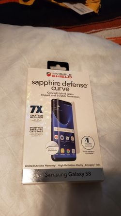 NIB Zagg Galaxy S8 Glass curve screen protector