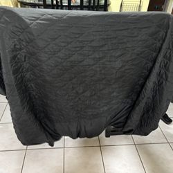 Black queen mattress protector 