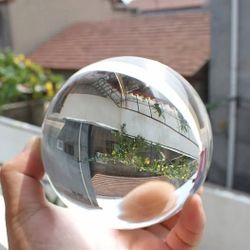 Quartz Crystal Glass Sphere