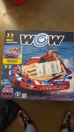 WOW sports 3 rider towable