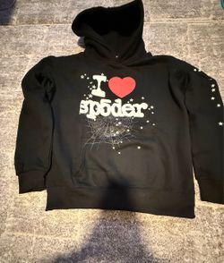 Sp5der hoodie black ( brand new)