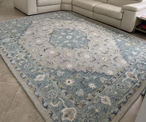 Ryeland Wool Area Rug 8×10 – Hand-Tufted in India (GoodWeave Certified)