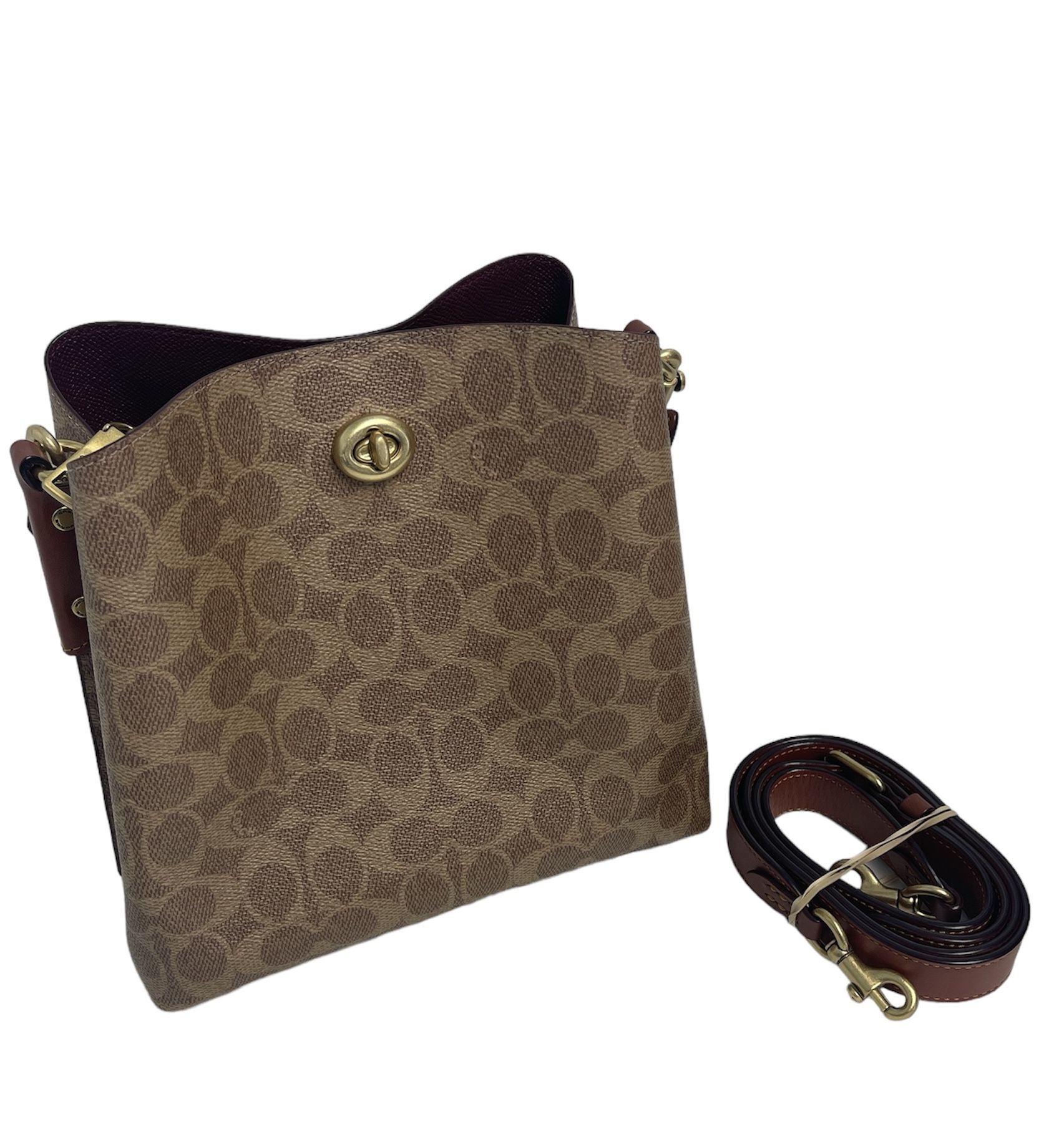Coach Willow Bucket Bag in Signature Canvas