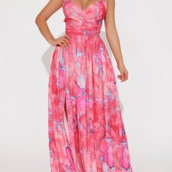 Pink Maxi Dress 