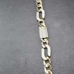 Gold-Plated Women's Bracelet with High-Quality Stones + Adjustable Extension