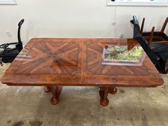 Dining room table - wood - 78” long x 54 wide