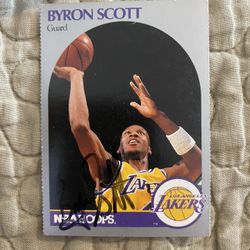 Signed Basketball Card