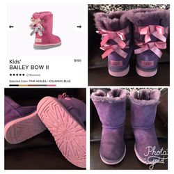 Girl's Uggs - "Bailey's Bow"