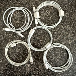 5 Ligfor hting to USB-C charging cables