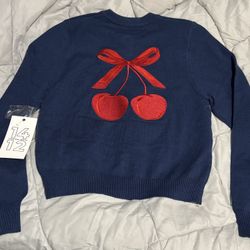 Cherry sweater fourteen twelve 