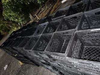 Plastic Milk Crates 