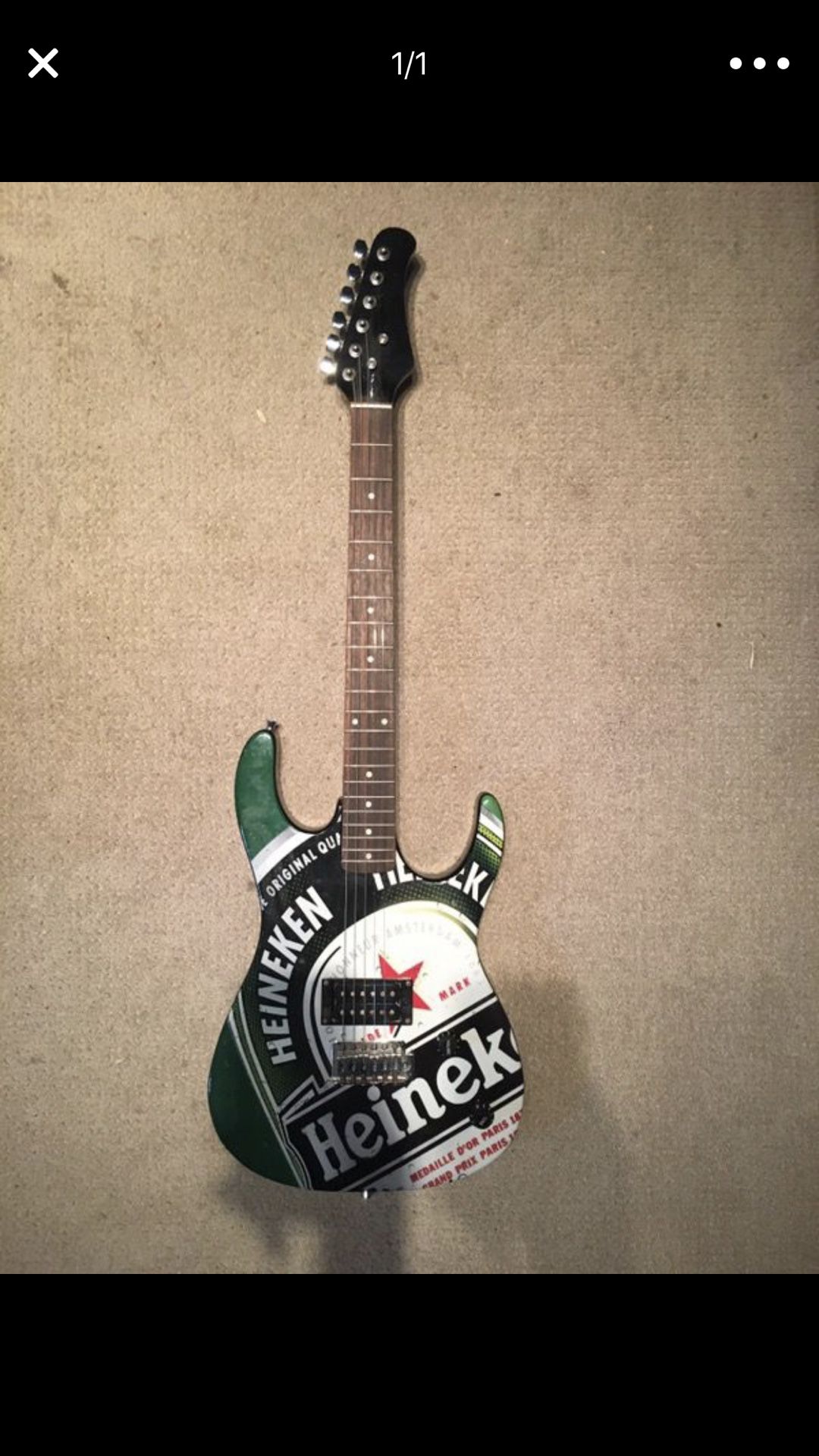 Heineken Electric Guitar