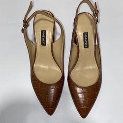 Nine West Size 7M Brown Heels