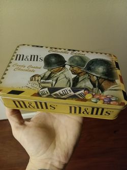 M&M's Collectible Edition Military Tin